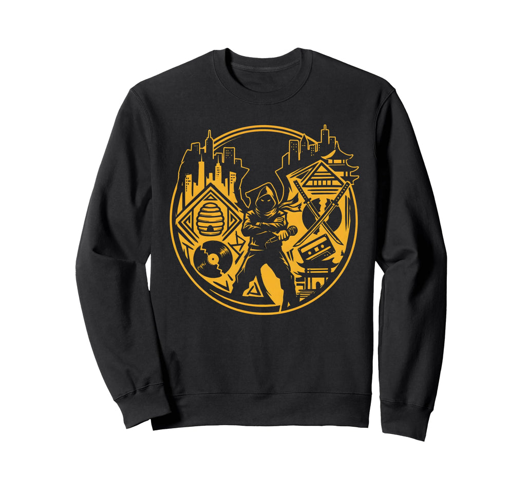 Hip Hop Ninja Warrior Streetwear Sweatshirt - Aesthetic Graphic Unisex - T-Shirt, Sweatshirt, Hoodie