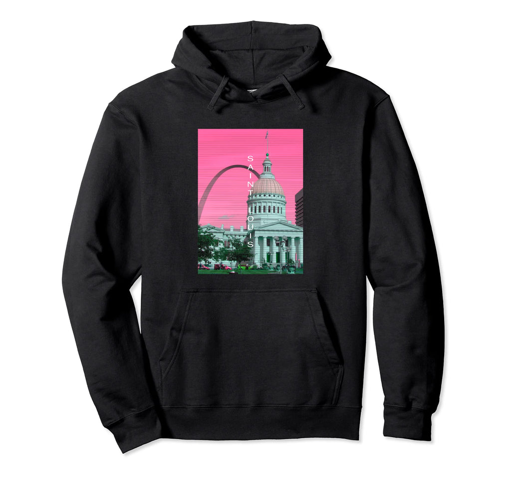 Missouri Vaporwave Aesthetic Souvenir Hoodie - Streetwear Style Men Women - T-Shirt, Sweatshirt, Hoodie
