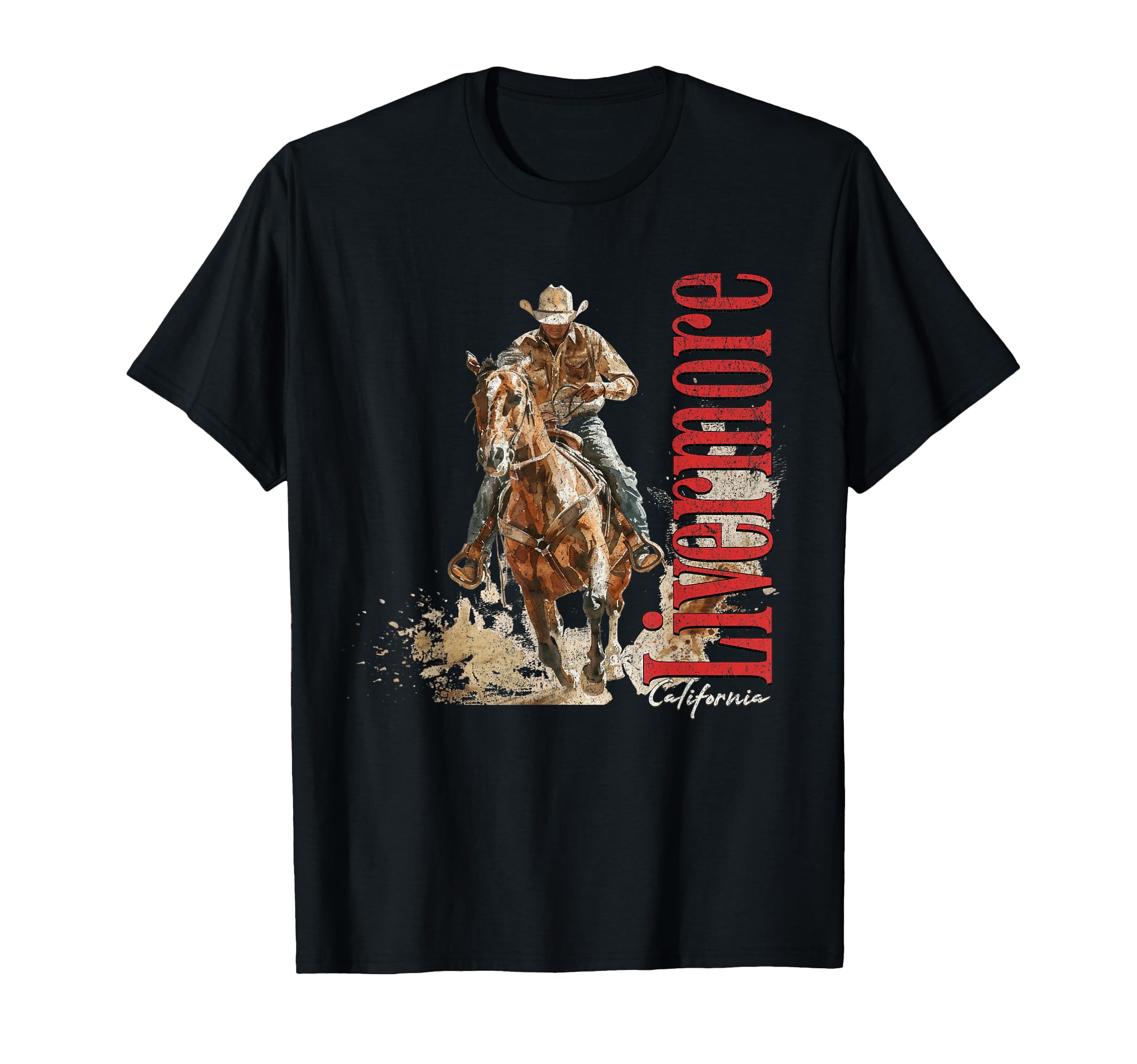 Livermore California Ca Country Western T-Shirt - Graphic Print for Adults - T-Shirt, Sweatshirt, Hoodie
