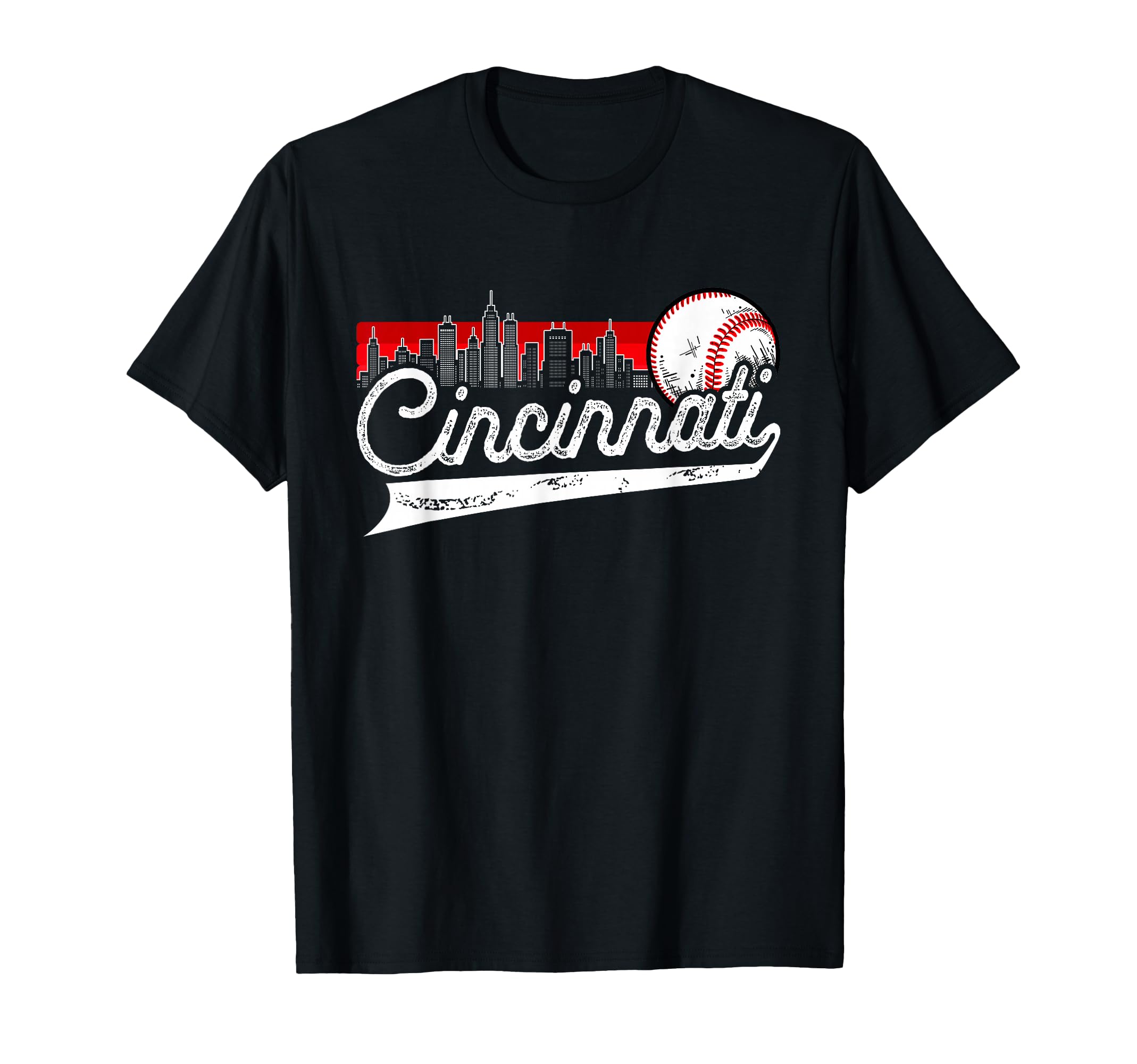 Cincinnati Baseball Softball Lover T-Shirt - Fun Novelty Design Men Women - T-Shirt, Sweatshirt, Hoodie