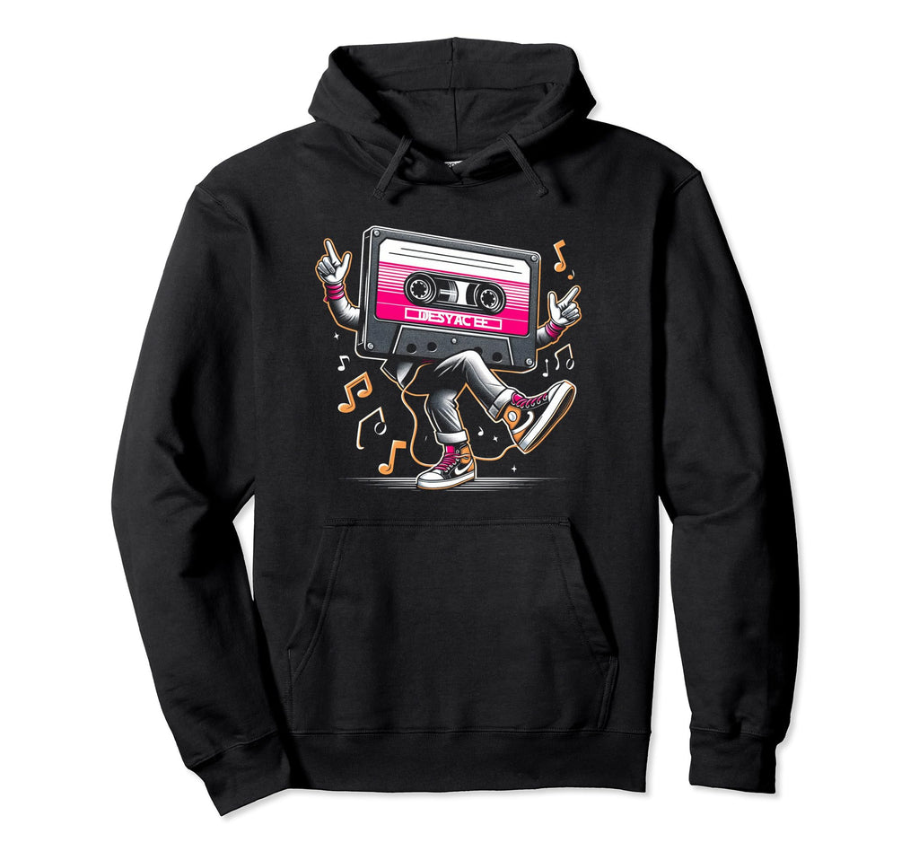 80S 90S Mixtape Memories Hoodie - Novelty Apparel for Adults - T-Shirt, Sweatshirt, Hoodie