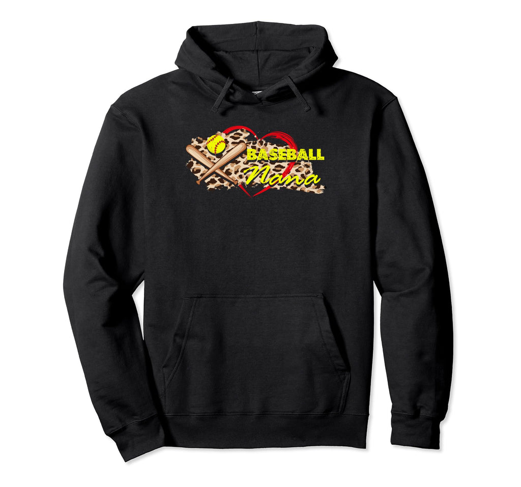 Baseball Nana Grandma Mothers Day Mother Hoodie - Unique Graphic Unisex - T-Shirt, Sweatshirt, Hoodie