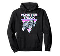 Vaporwave Aesthetic Monster Truck Hoodie - Novelty Apparel Men Women - T-Shirt, Sweatshirt, Hoodie