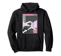 Great Wave Off Kanagawa Grid Kawaii Hoodie - Fun Novelty Design Unisex - T-Shirt, Sweatshirt, Hoodie