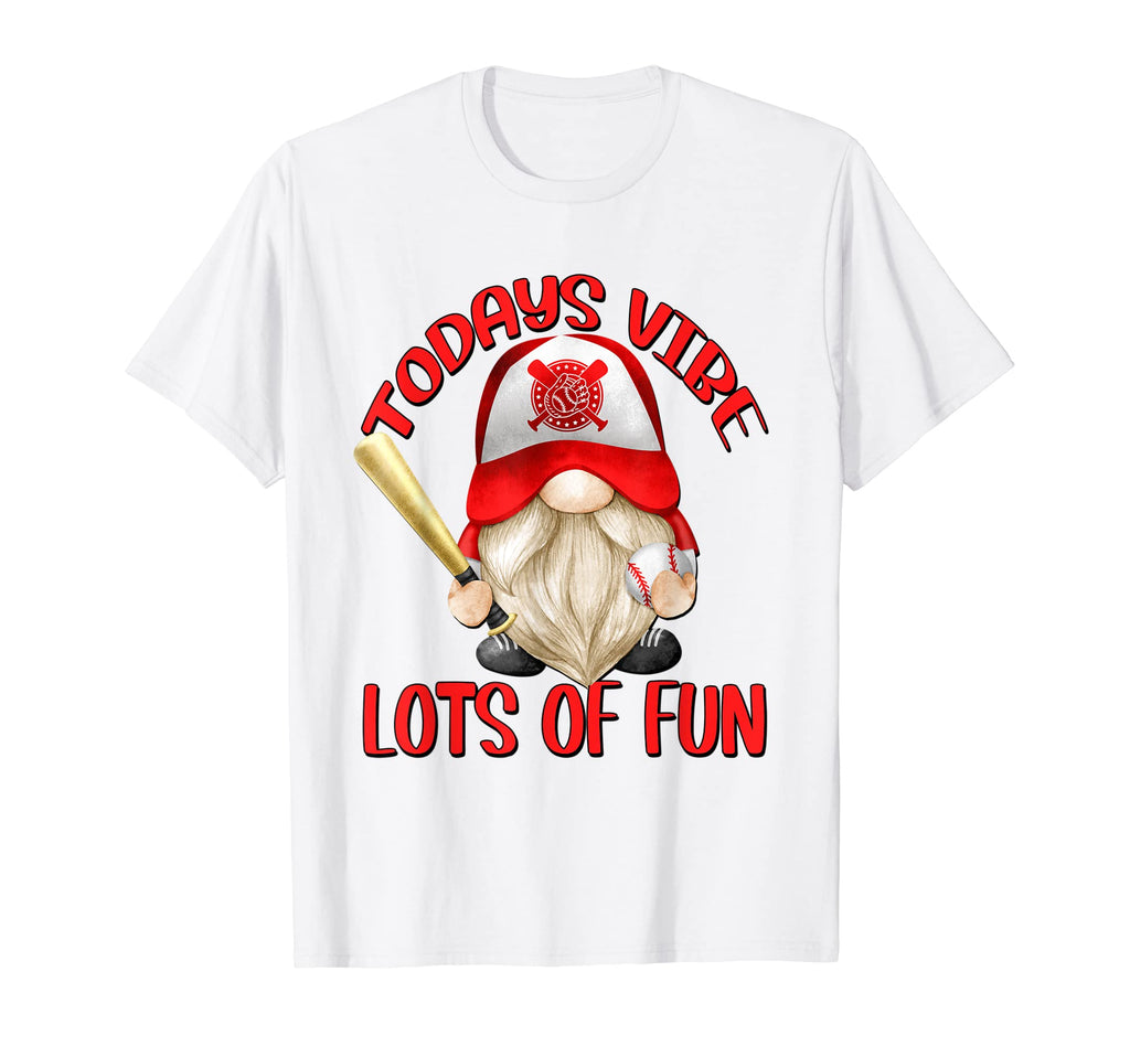 Gnome Baseball And Funny Baseball Mom T-Shirt - Novelty Apparel Unisex - T-Shirt, Sweatshirt, Hoodie