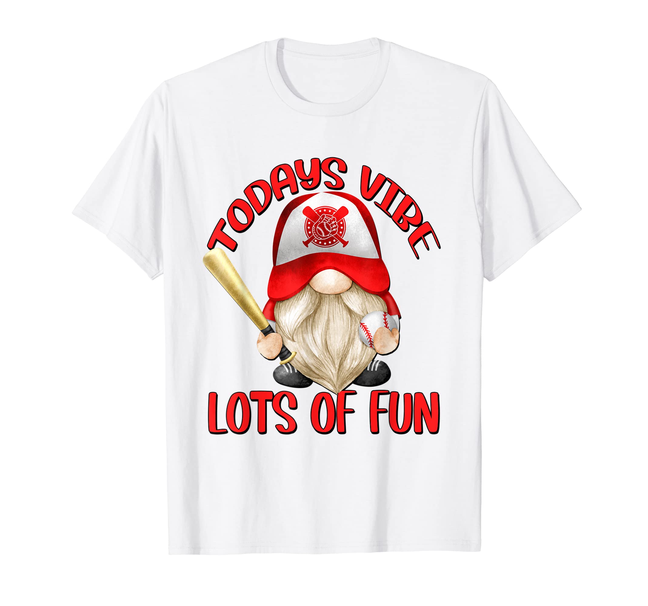 Gnome Baseball And Funny Baseball Mom T-Shirt - Novelty Apparel Unisex - T-Shirt, Sweatshirt, Hoodie