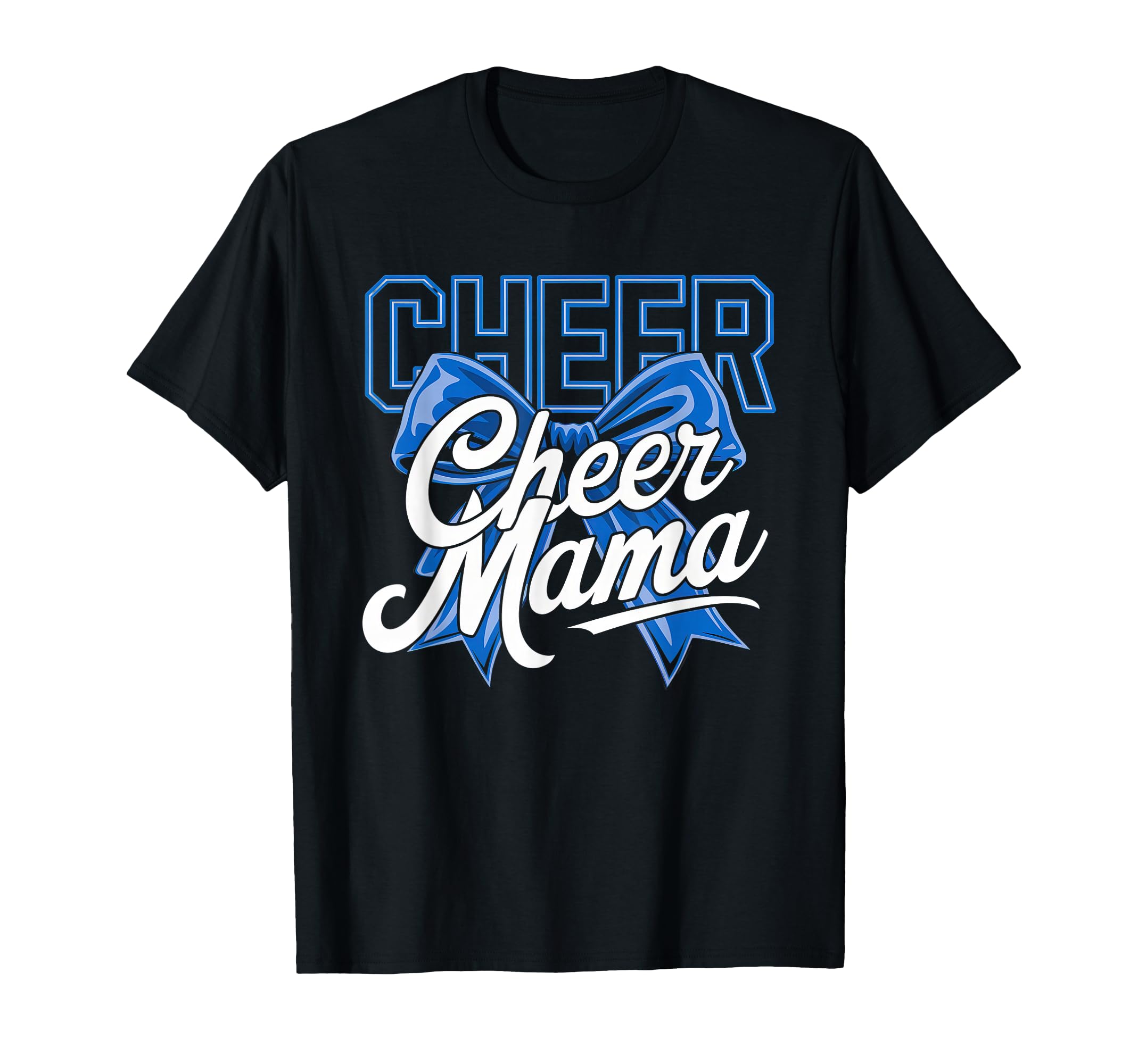 Cheer Mom Mother Bow Cheerleader Game Day T-Shirt - Trendy Graphic Unisex - T-Shirt, Sweatshirt, Hoodie