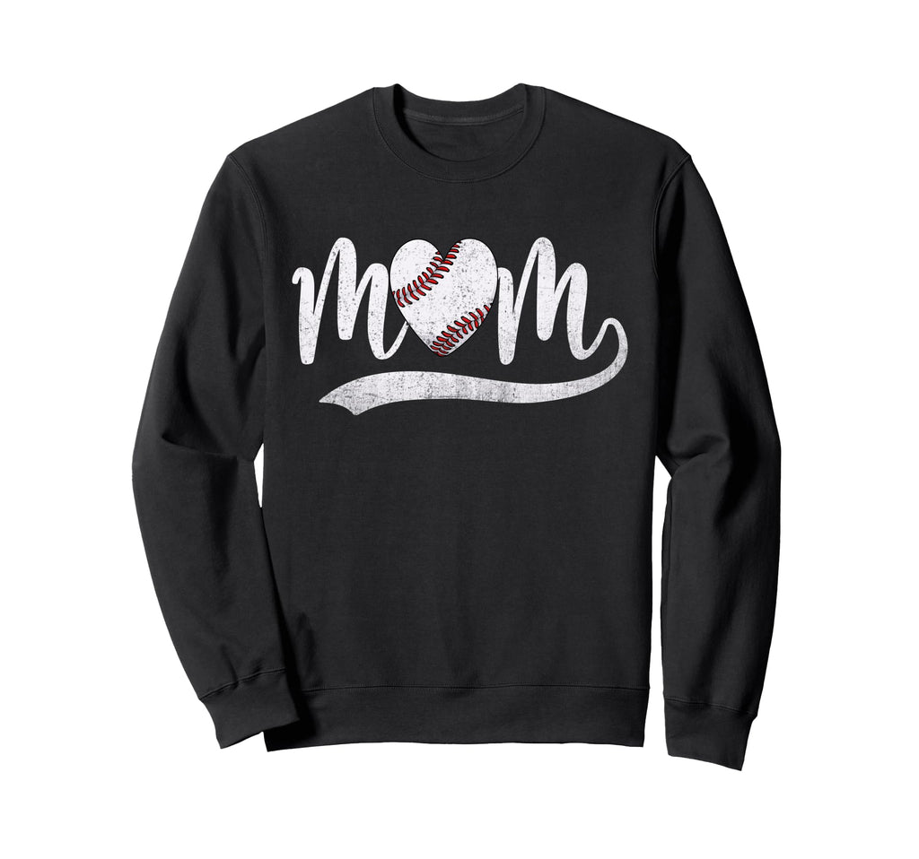 Baseball Mom Mama Happy Mothers Day Sweatshirt - Unique Graphic for Adults - T-Shirt, Sweatshirt, Hoodie