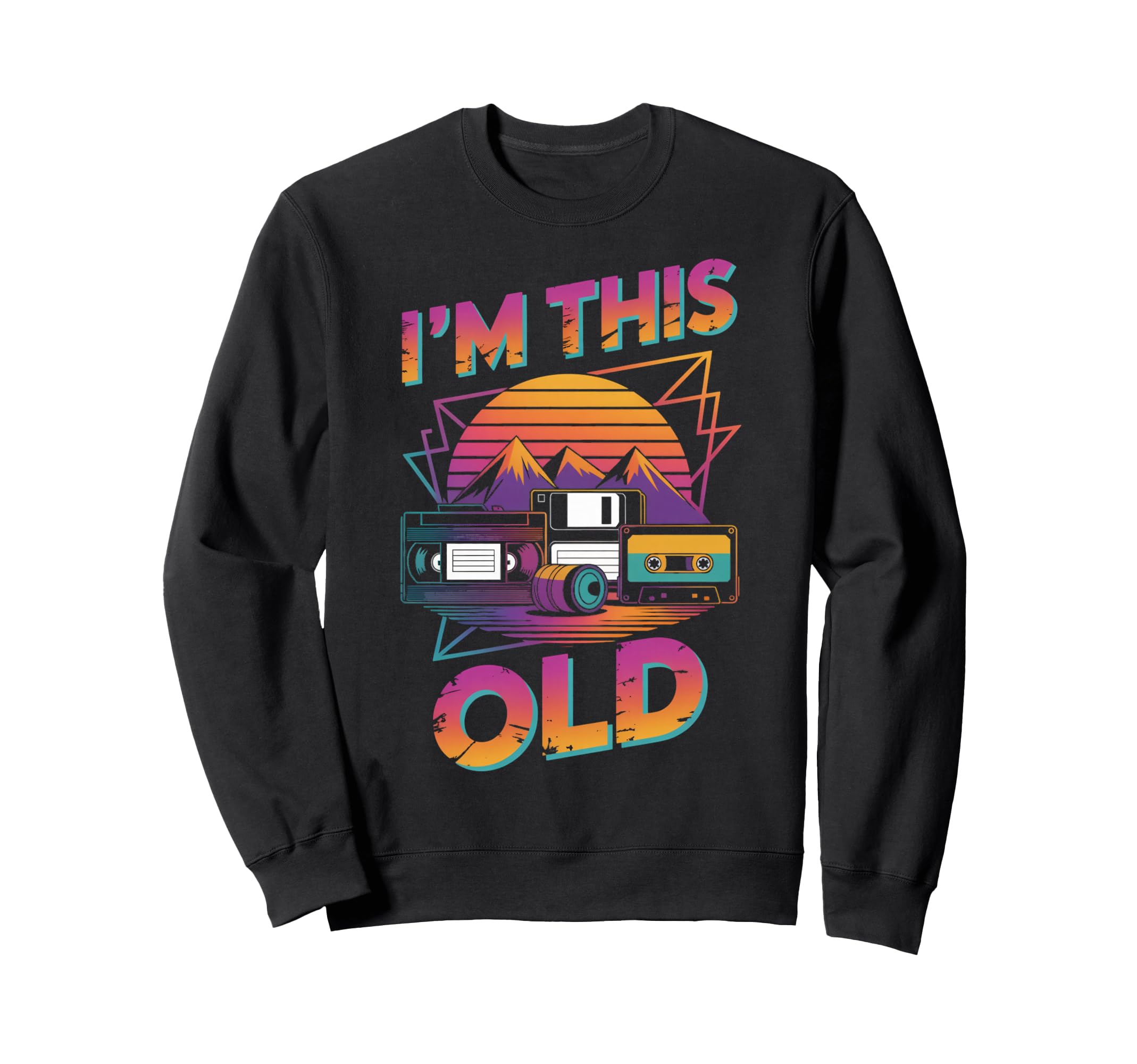 Im This Old Tape Camera Nostalgic Sweatshirt - Custom Art Print Unisex - T-Shirt, Sweatshirt, Hoodie