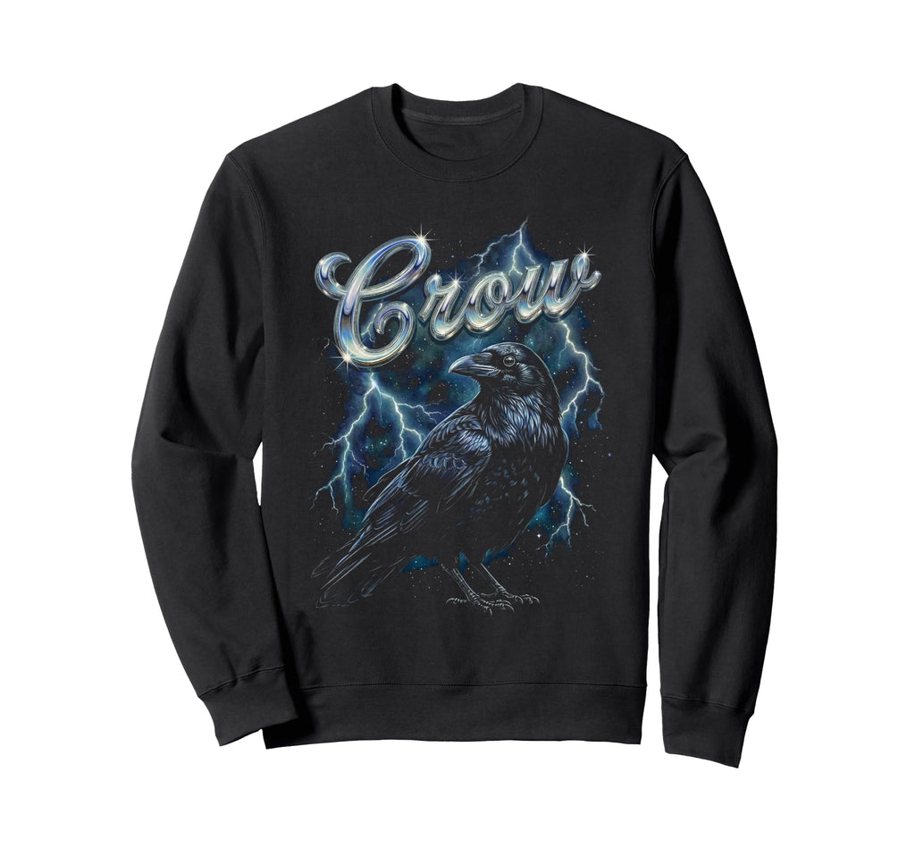 Crow 90S Crow 80S Gothic Raven Sweatshirt - Fun Novelty Design Men Women - T-Shirt, Sweatshirt, Hoodie
