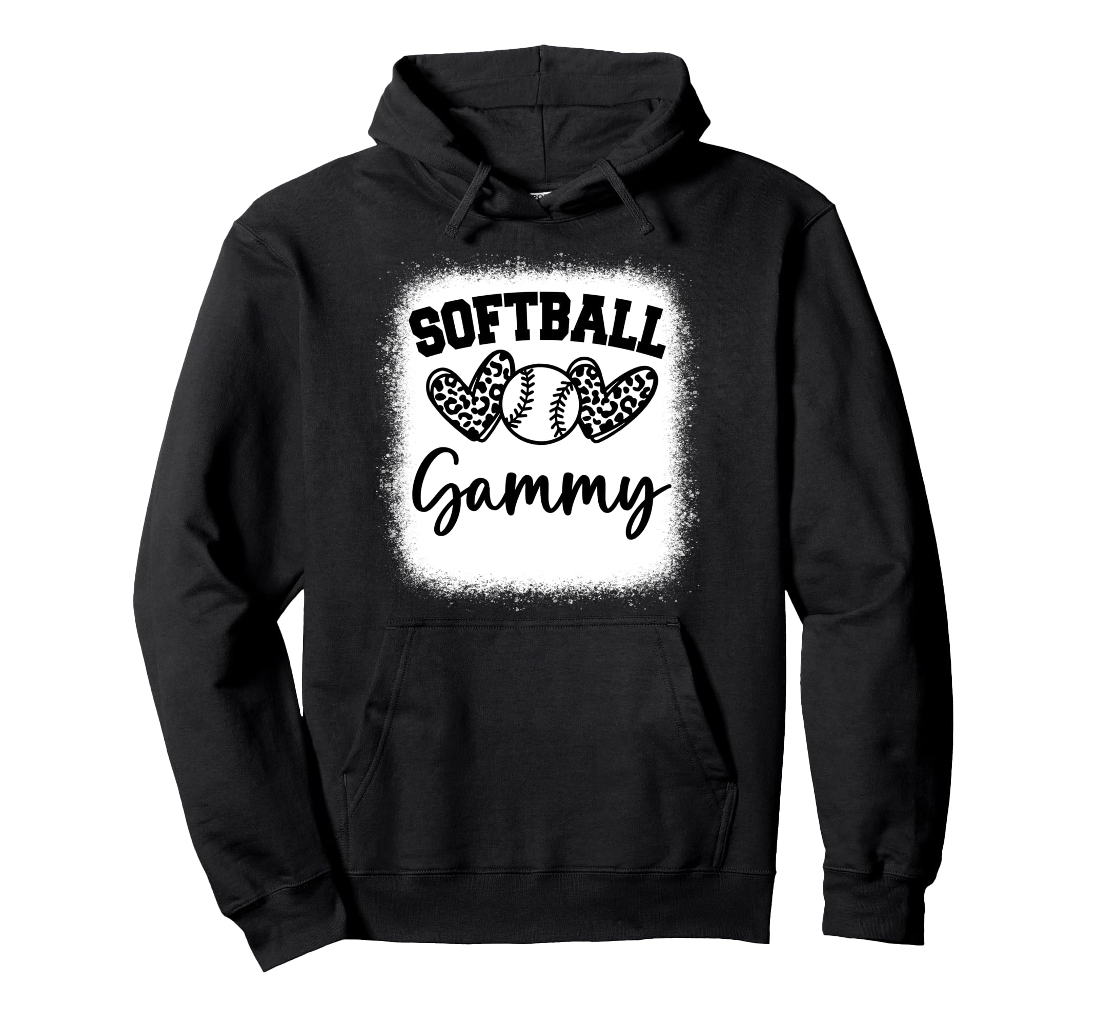 Personalized Baseball Heart Gammy Hoodie - Casual Everyday Wear Unisex - T-Shirt, Sweatshirt, Hoodie