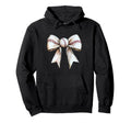 Baseball Coquette Bow Baseball Mom Hoodie - Unique Graphic Men Women - T-Shirt, Sweatshirt, Hoodie