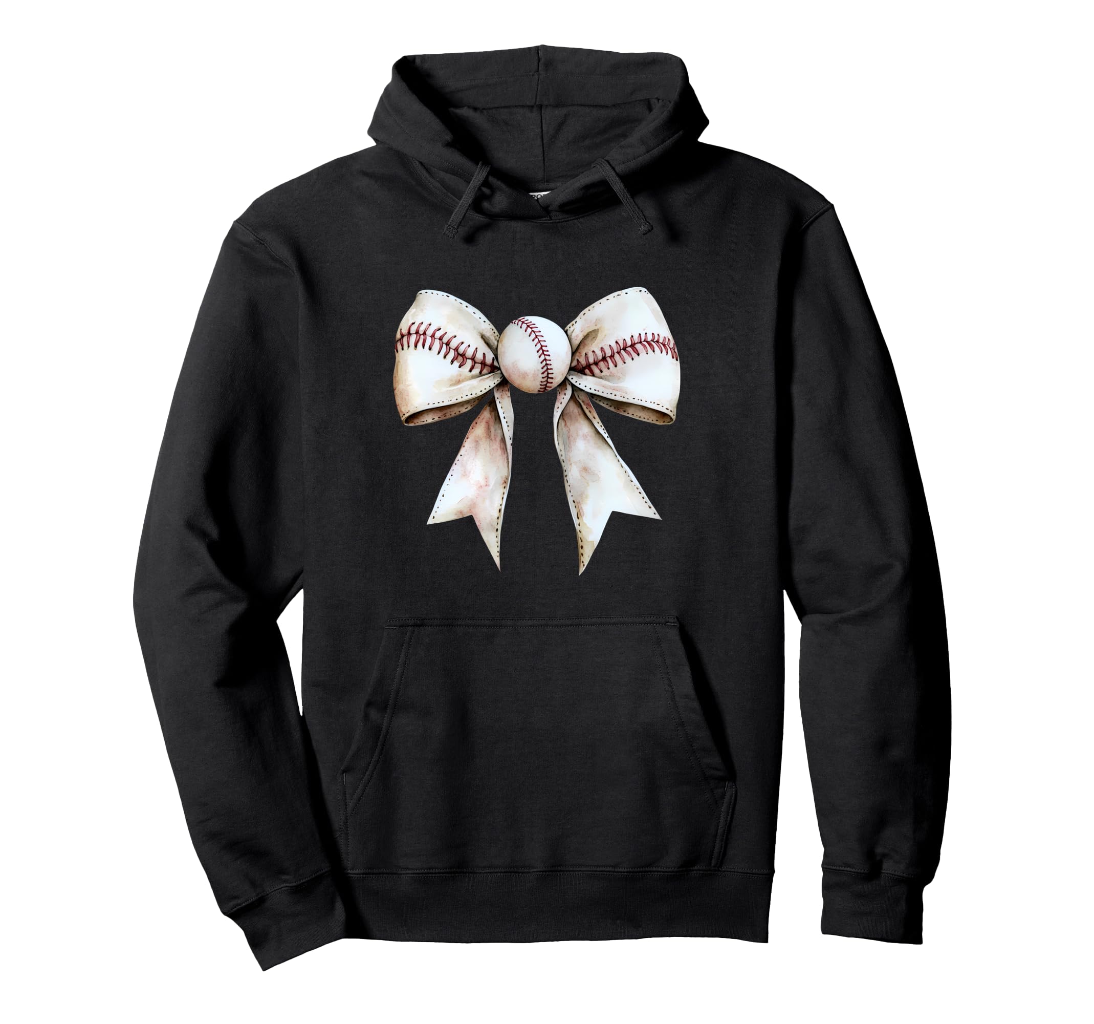 Baseball Coquette Bow Baseball Mom Hoodie - Unique Graphic Men Women - T-Shirt, Sweatshirt, Hoodie
