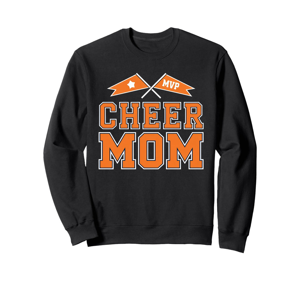 Cheer Mom Mother Bow Cheerleader Sweatshirt - Unique Graphic for Adults - T-Shirt, Sweatshirt, Hoodie
