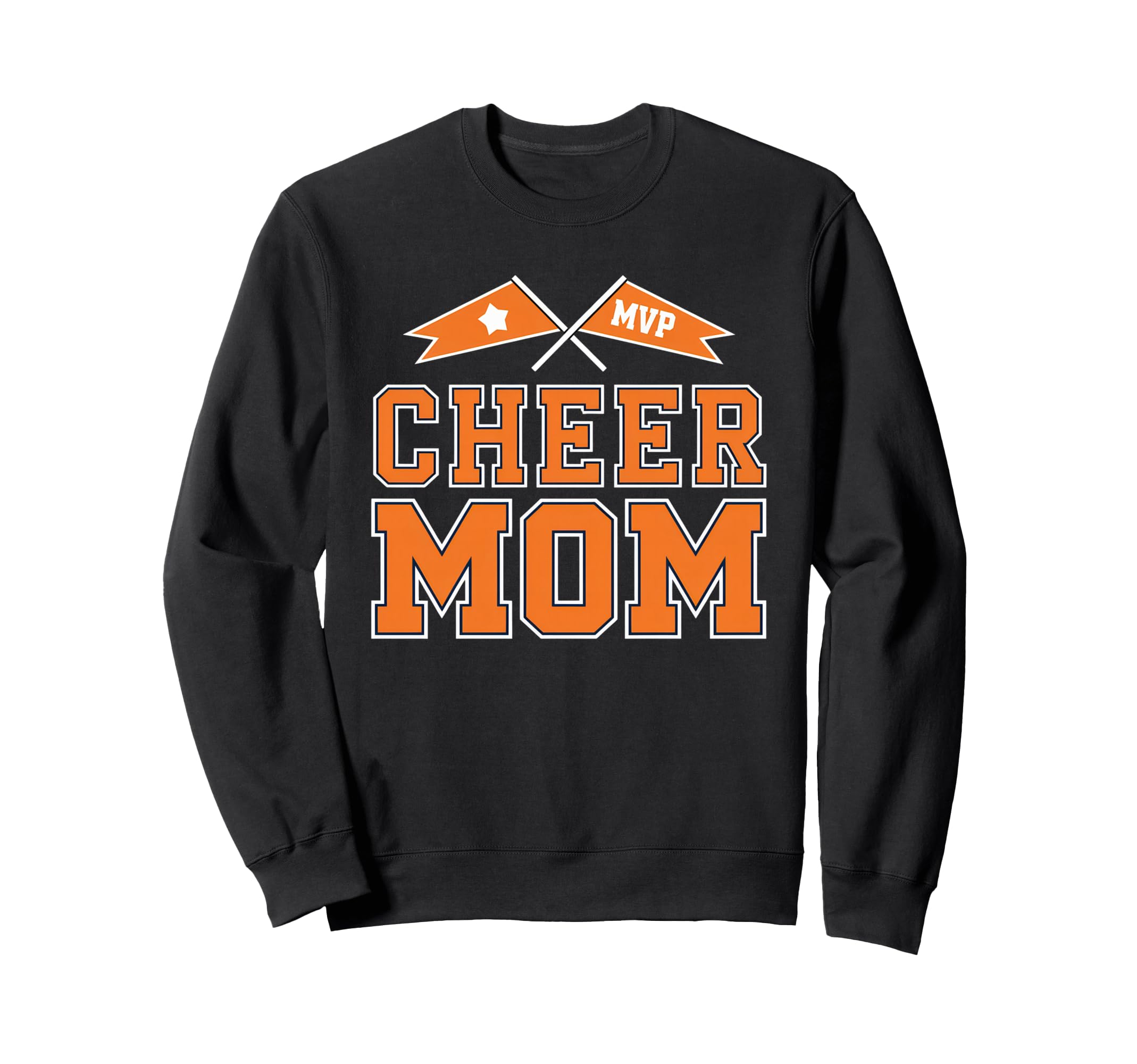 Cheer Mom Mother Bow Cheerleader Sweatshirt - Unique Graphic for Adults - T-Shirt, Sweatshirt, Hoodie
