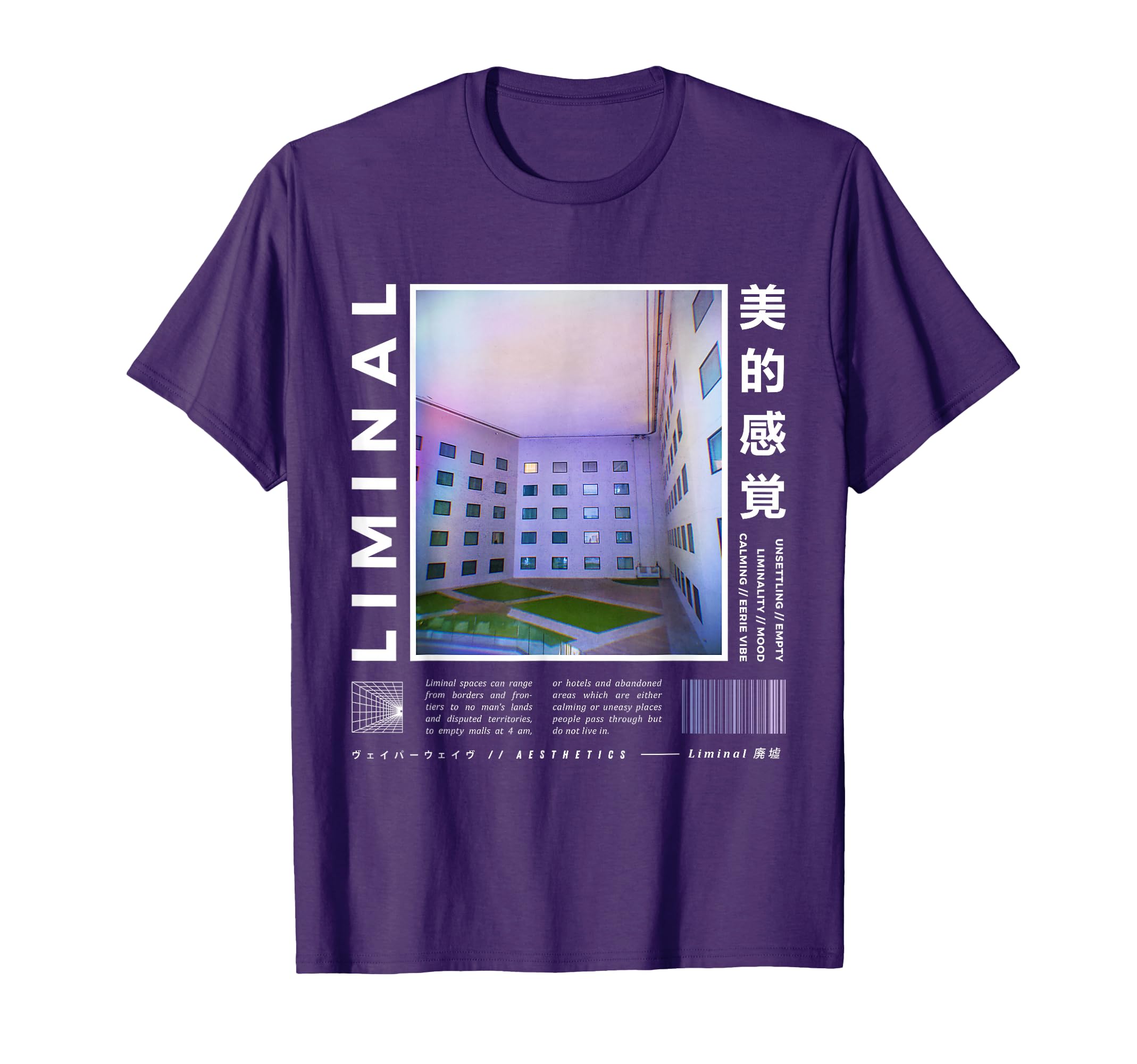 Liminal Spaces Vaporwave Aesthetic T-Shirt - Unique Graphic Men Women - T-Shirt, Sweatshirt, Hoodie