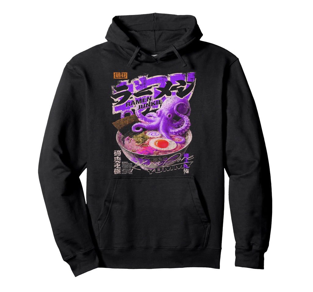 Ramen Japanese Streetwear Cyberpunk Hoodie - Fun Novelty Design for Adults - T-Shirt, Sweatshirt, Hoodie