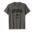 Urbanna Virginia Va Athletic Black T-Shirt - Custom Art Print for Adults - T-Shirt, Sweatshirt, Hoodie