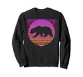 Bear Grizzly Nature Vaporwave 80S Sweatshirt - Custom Art Print for Adults - T-Shirt, Sweatshirt, Hoodie