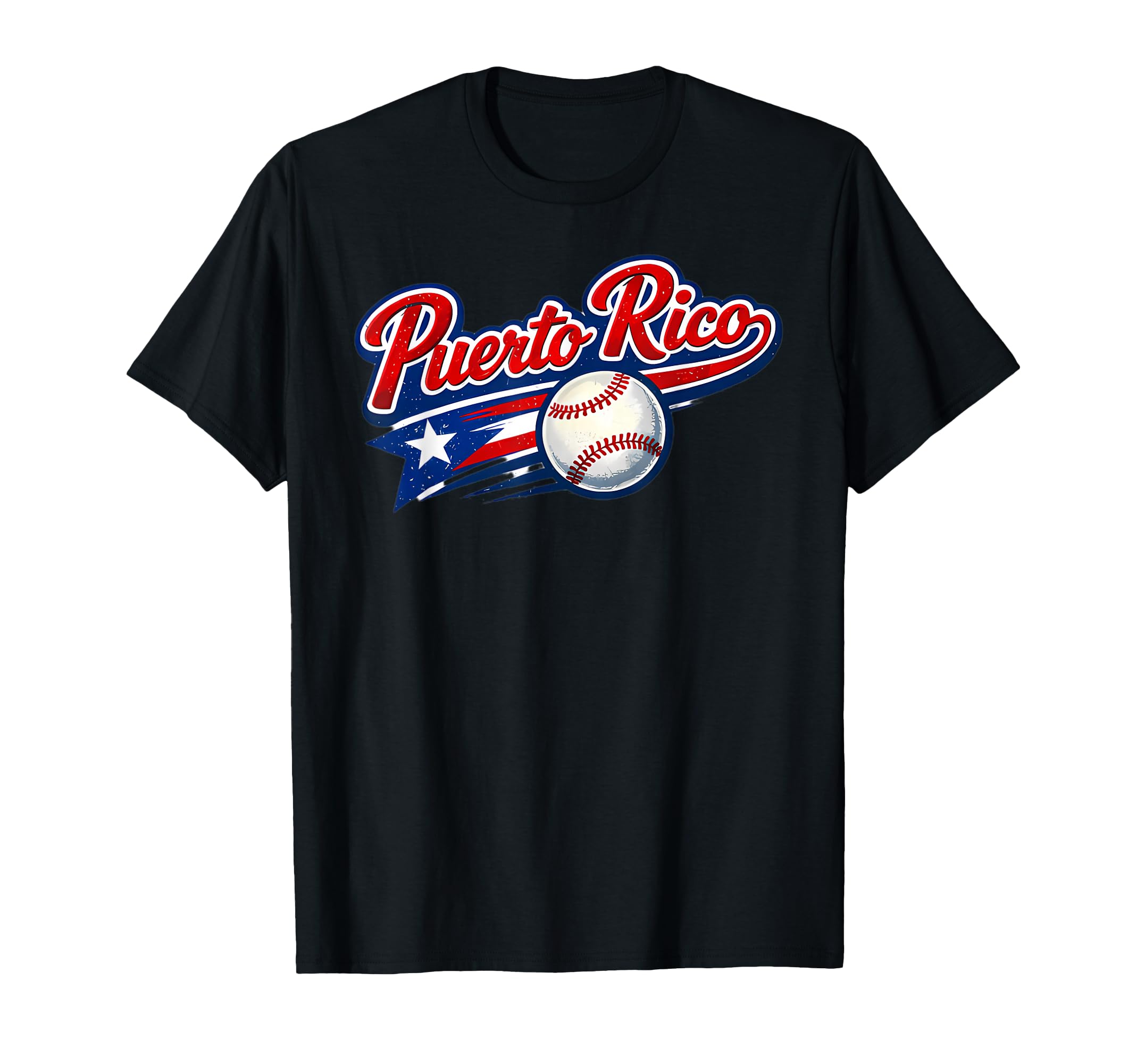Puerto Rico Pride Baseball Fan T-Shirt - Aesthetic Graphic for Adults - T-Shirt, Sweatshirt, Hoodie