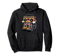 Wheelchair Boombox Old School 80S Hoodie - Casual Everyday Wear Men Women - T-Shirt, Sweatshirt, Hoodie