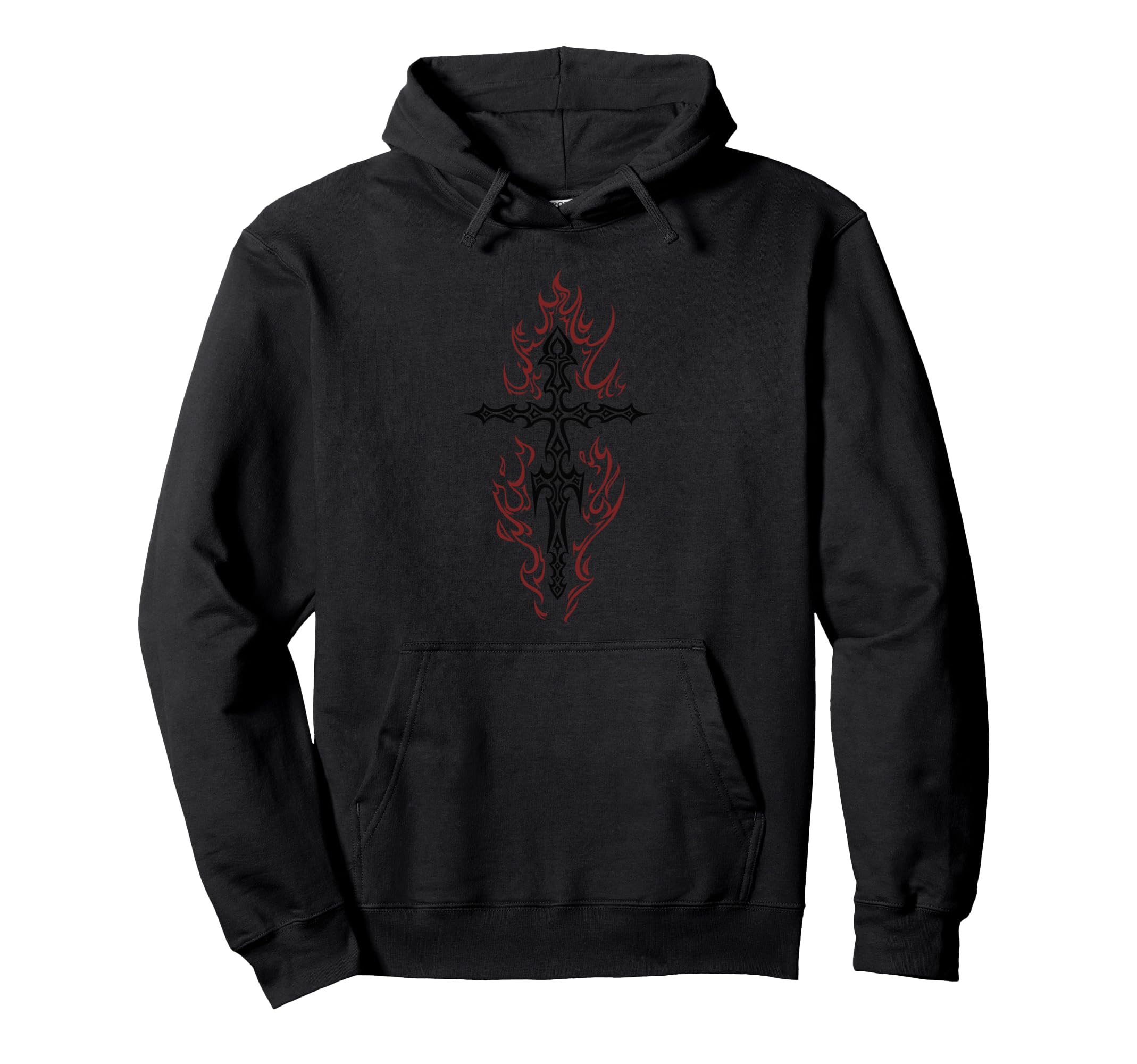 Gothic Cross Mall Y2K Trad Goth Punk Hoodie - Trendy Graphic Men Women - T-Shirt, Sweatshirt, Hoodie