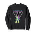 Nasa Iconic Space Shuttle Neon Sweatshirt - Fun Novelty Design for Adults - T-Shirt, Sweatshirt, Hoodie