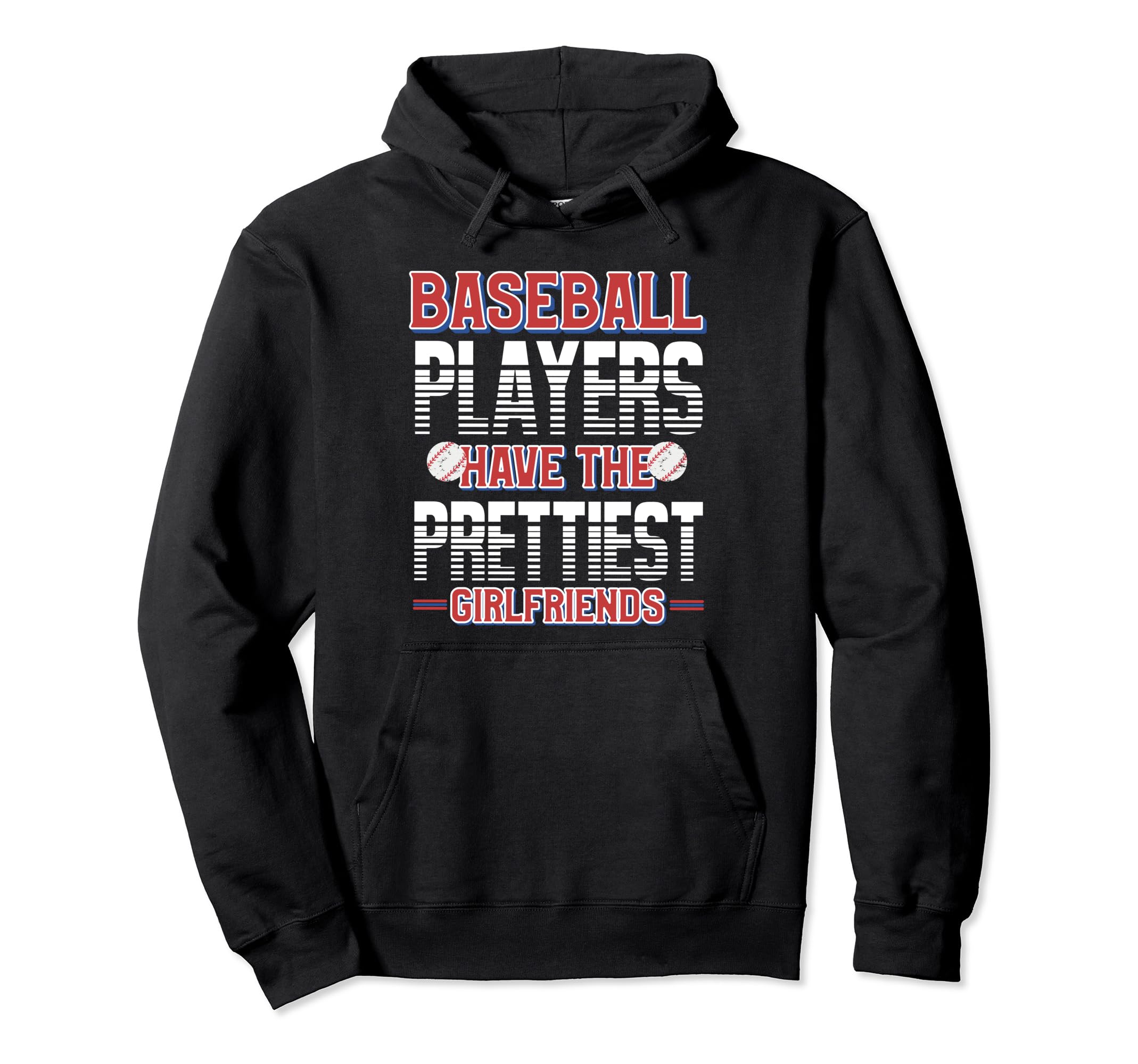 Funny Baseball Girlfriend Baseball Player Hoodie - Custom Art Print Unisex - T-Shirt, Sweatshirt, Hoodie
