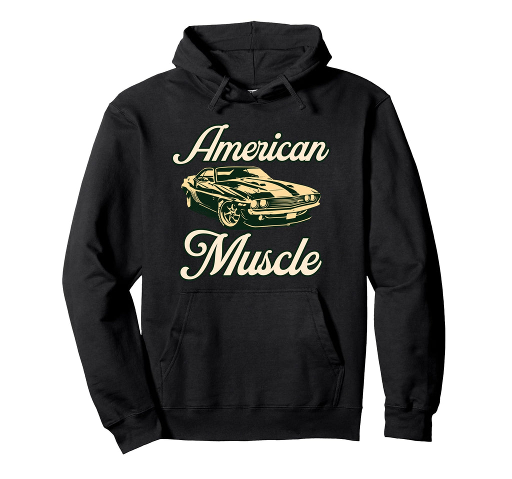 American Muscle Car Car Hoodie - Casual Everyday Wear Men Women - T-Shirt, Sweatshirt, Hoodie