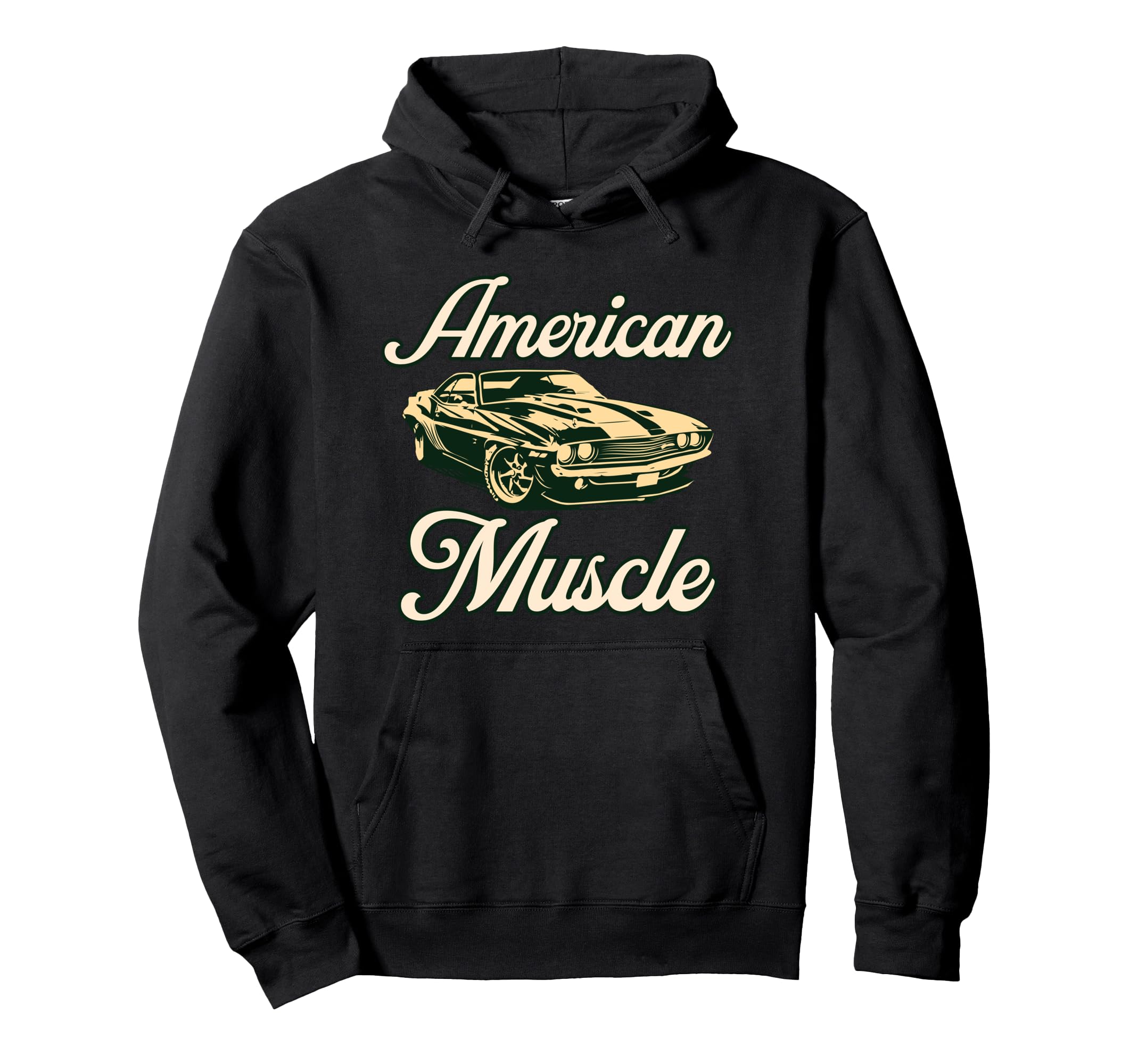 American Muscle Car Car Hoodie - Casual Everyday Wear Men Women - T-Shirt, Sweatshirt, Hoodie