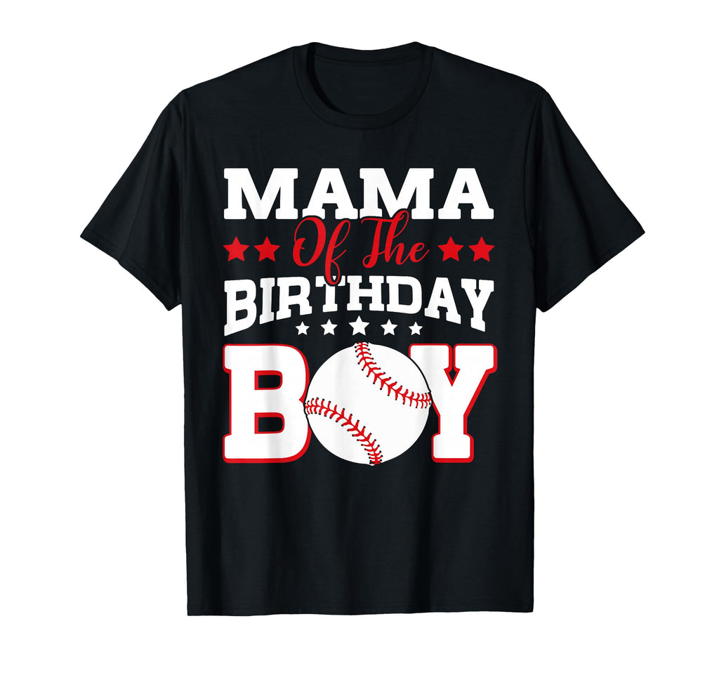 Mama Birthday Baseball Family Matching T-Shirt - Minimalist Print Unisex - T-Shirt, Sweatshirt, Hoodie