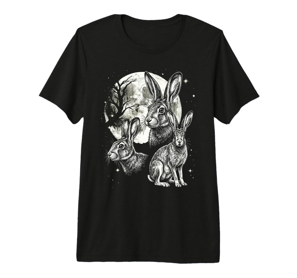 Rabbit 90S Aesthetic Y2K Bunny Rabbits Tri T-Shirt - Graphic Print Unisex - T-Shirt, Sweatshirt, Hoodie