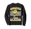 Roller Skating Skate 1970S Sunshine Sweatshirt - Trendy Graphic Men Women - T-Shirt, Sweatshirt, Hoodie