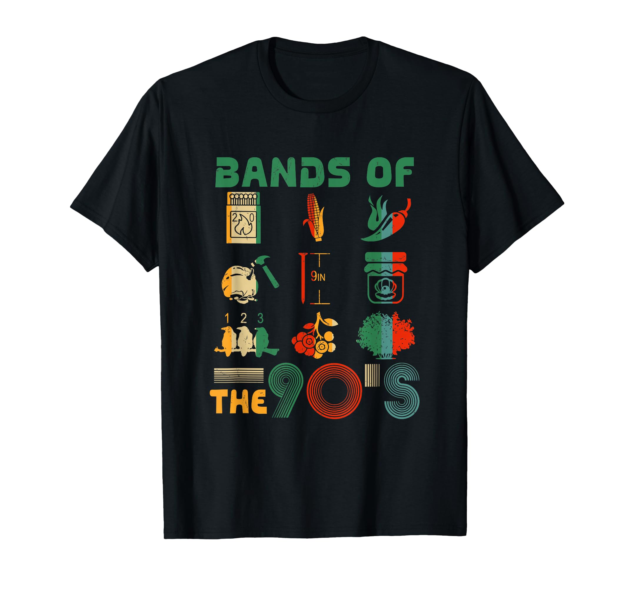 Popular Music Bands 90S Funny Rock Band T-Shirt - Unique Graphic for Adults - T-Shirt, Sweatshirt, Hoodie