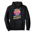 Anime Muscle Mommy Weightlifting Hoodie - Custom Art Print for Adults - T-Shirt, Sweatshirt, Hoodie