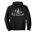 Los Angeles 8 Bit Video Arcade Gamer Hoodie - Unique Graphic Men Women - T-Shirt, Sweatshirt, Hoodie