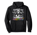 Raised Old School Graffiti Rap Hip Hoodie - Custom Art Print for Adults - T-Shirt, Sweatshirt, Hoodie