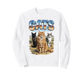 Cats Cat 70S 90S Cats Animal Sweatshirt - Casual Everyday Wear Unisex - T-Shirt, Sweatshirt, Hoodie