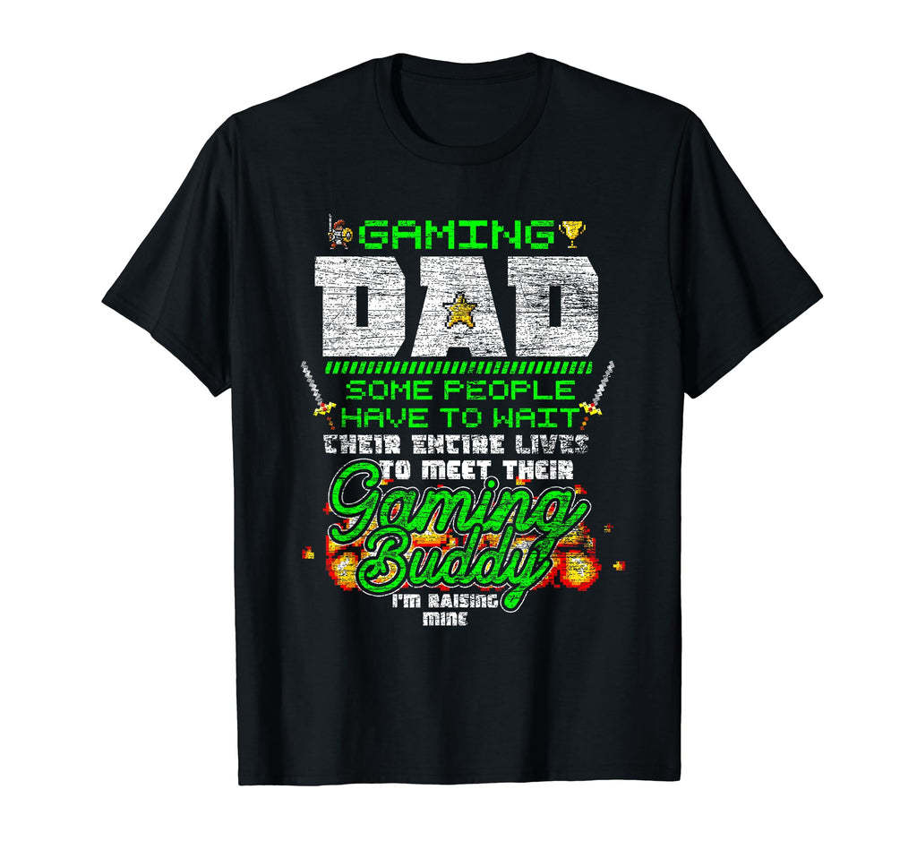 Video Games Player Fathers Day Gift T-Shirt - Custom Art Print Unisex - T-Shirt, Sweatshirt, Hoodie