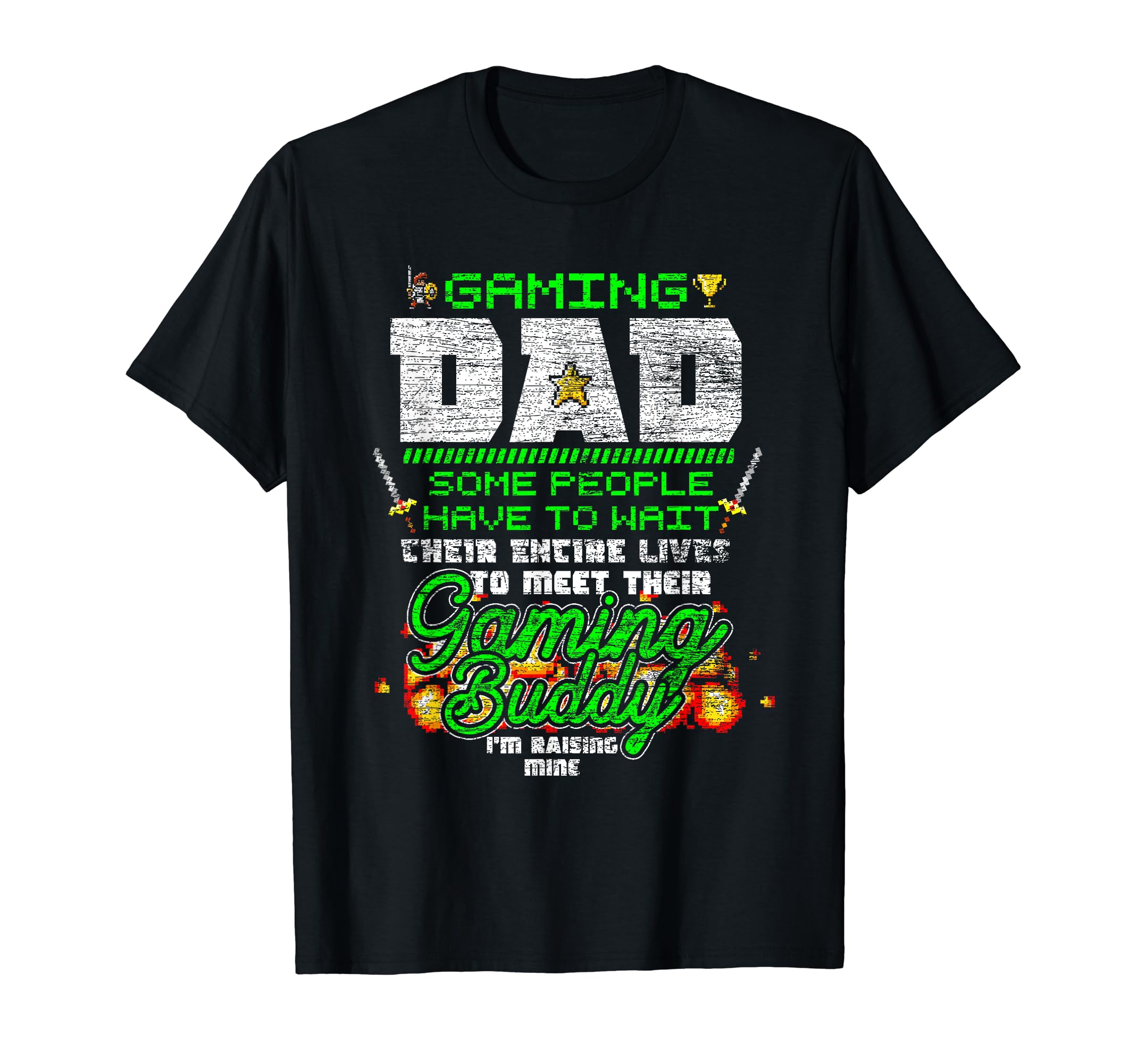 Video Games Player Fathers Day Gift T-Shirt - Custom Art Print Unisex - T-Shirt, Sweatshirt, Hoodie