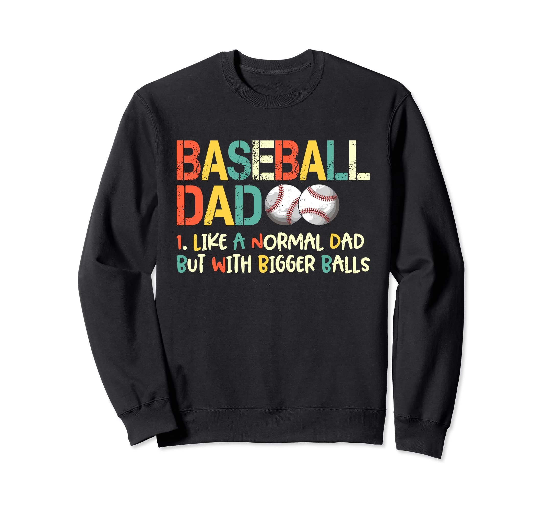 Mens Baseball Sports Lover Sweatshirt - Aesthetic Graphic for Adults - T-Shirt, Sweatshirt, Hoodie