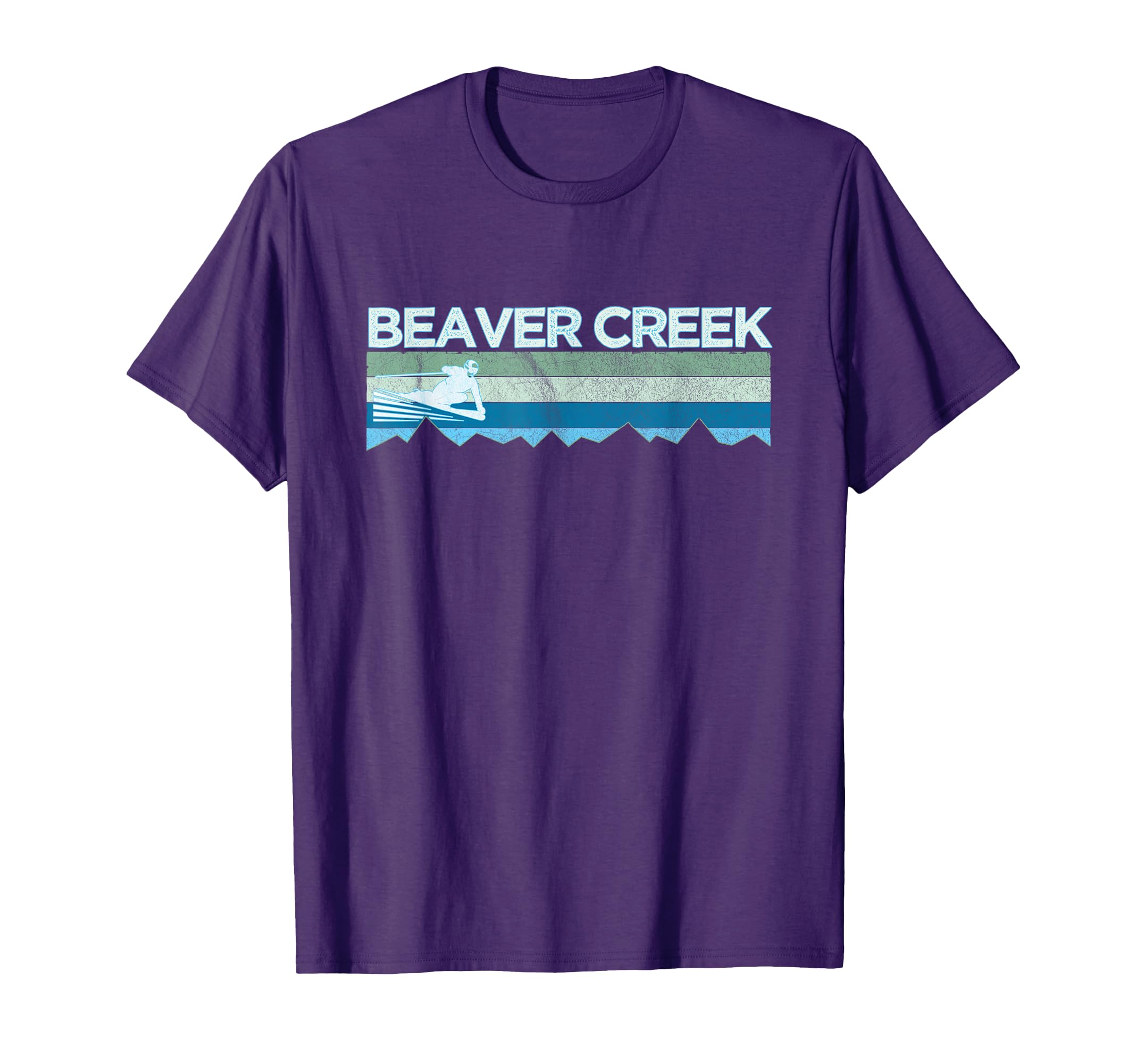 Beaver Creek Colorado Distressed Skiing T-Shirt - Unique Graphic Unisex - T-Shirt, Sweatshirt, Hoodie