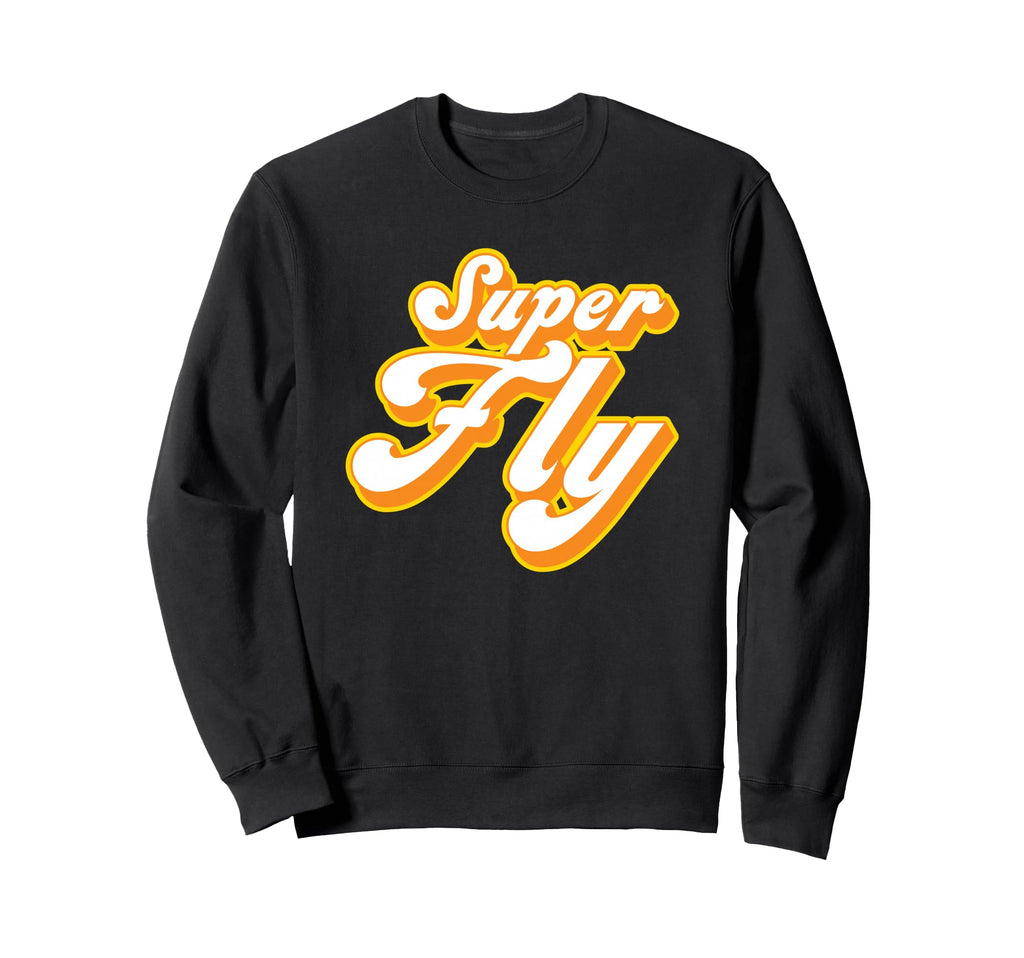 Groovy 1970S Super Fly Sweatshirt - Unique Graphic for Adults - T-Shirt, Sweatshirt, Hoodie