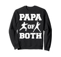 Papa Both Funny Baseball And Karate Sweatshirt - Novelty Apparel Unisex - T-Shirt, Sweatshirt, Hoodie