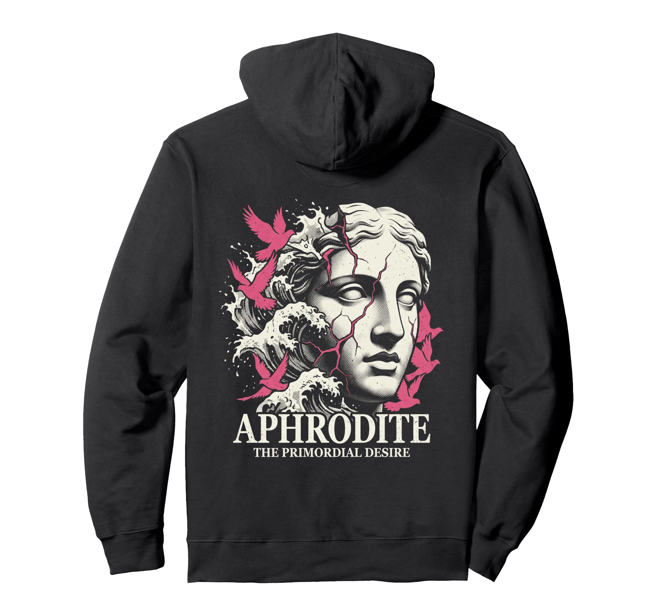 Aphrodite Greek Goddess Statue Hoodie - Custom Art Print Men Women - T-Shirt, Sweatshirt, Hoodie