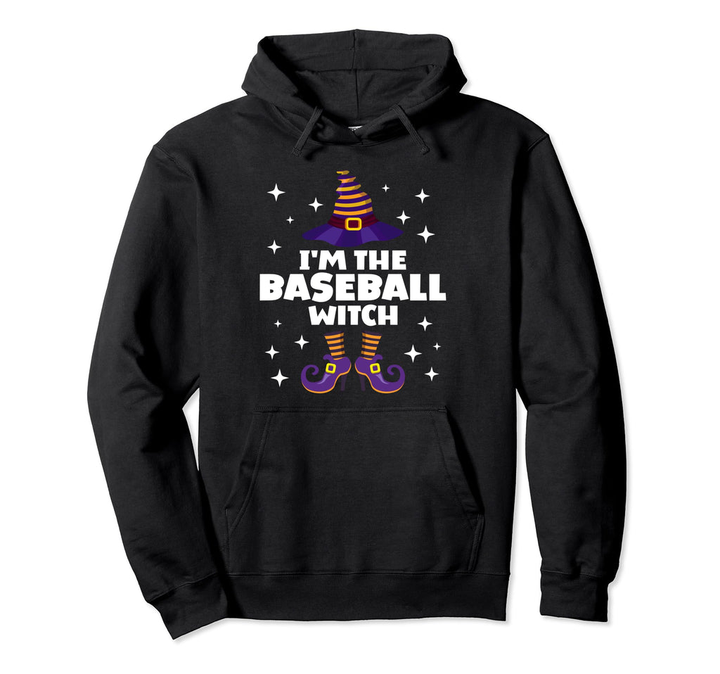 Funny Baseball Witch Family Matching Hoodie - Aesthetic Graphic Unisex - T-Shirt, Sweatshirt, Hoodie