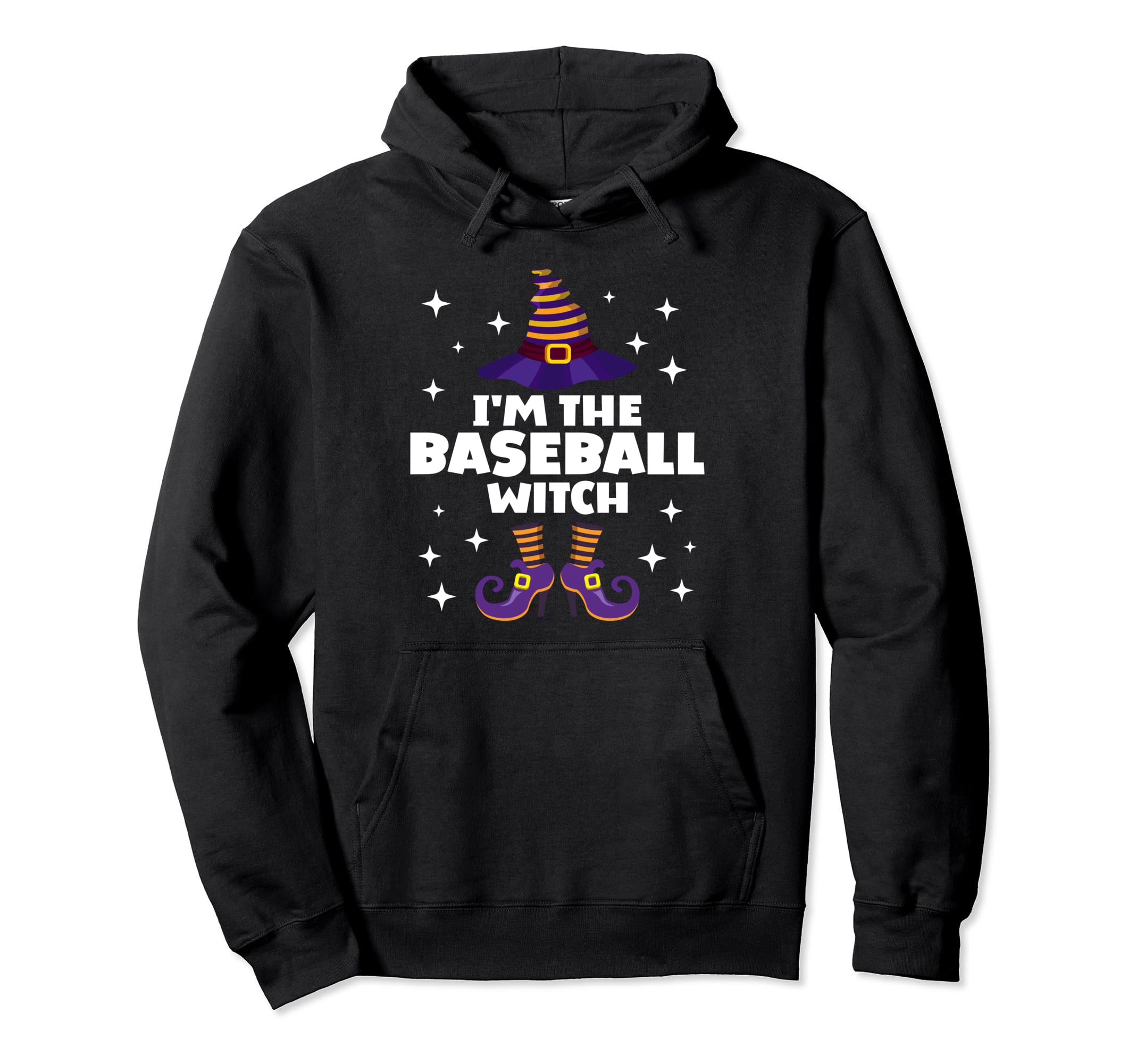 Funny Baseball Witch Family Matching Hoodie - Aesthetic Graphic Unisex - T-Shirt, Sweatshirt, Hoodie