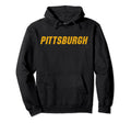 Pittsburgh Distressed Hoodie - Aesthetic Graphic Men Women - T-Shirt, Sweatshirt, Hoodie