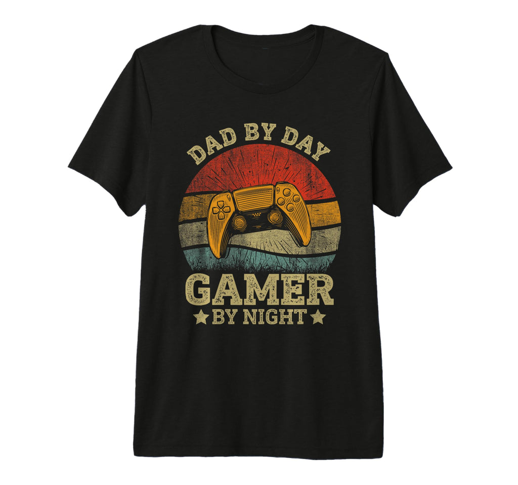Dad Day Gamer Night Video Games Lover T-Shirt - Custom Art Print Men Women - T-Shirt, Sweatshirt, Hoodie