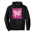 Cheer Dad Funny Fathers Day Coquette Bow Hoodie - Aesthetic Graphic Unisex - T-Shirt, Sweatshirt, Hoodie